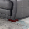 Sofa sectionnel de loisirs en cuir gris