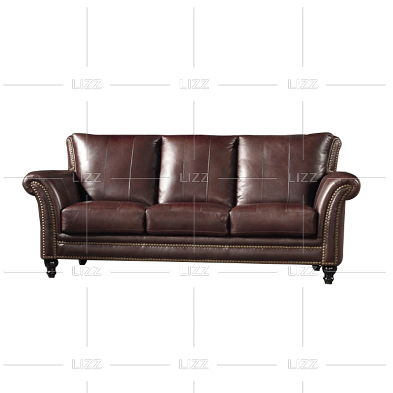 Ensemble de meubles canapé en cuir classique de haute qualité