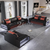 Sofa sectionnel Leisure Dark Gery Led avec table basse