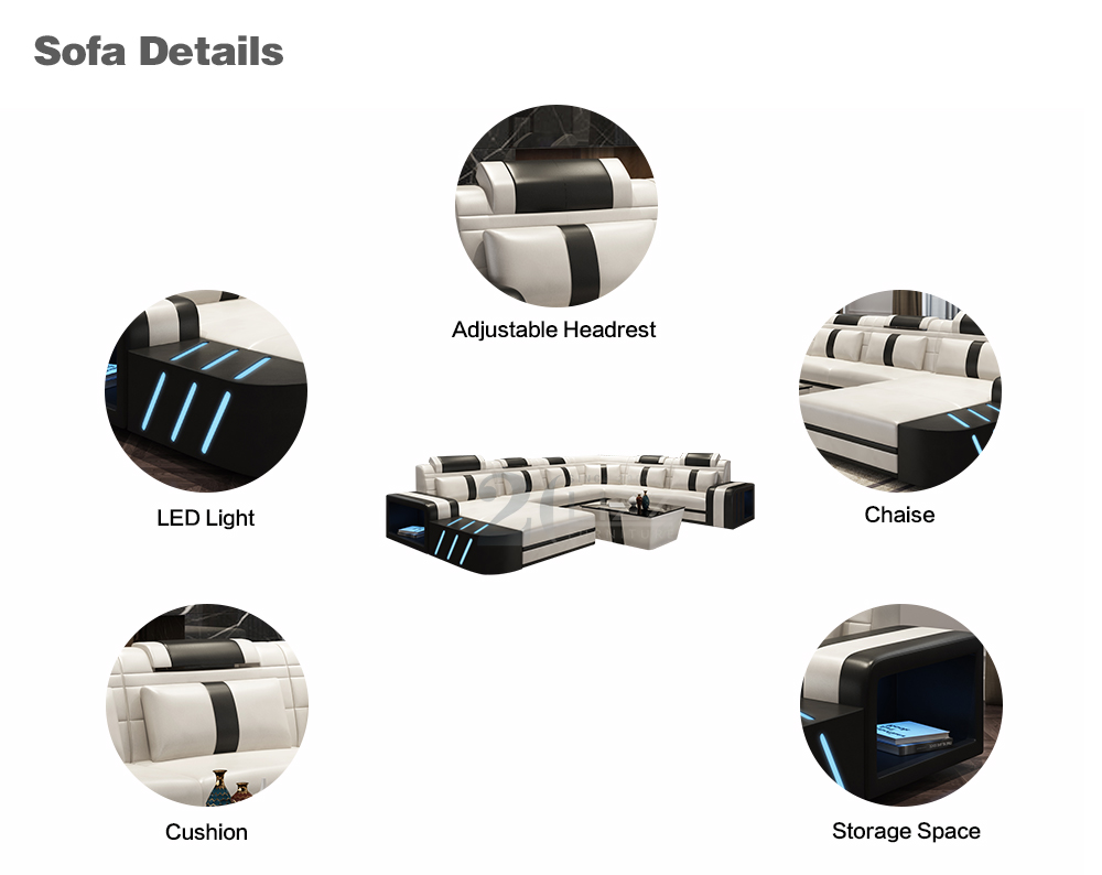 Canapé LED