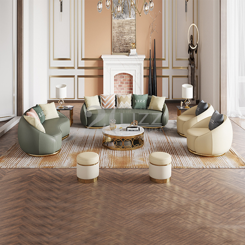 Canapé de salon or unique confortable