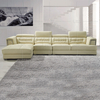 Sofa sectionnel classique en cuir de salon
