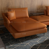 Canapé de salon de loisirs contemporain avec chaise
