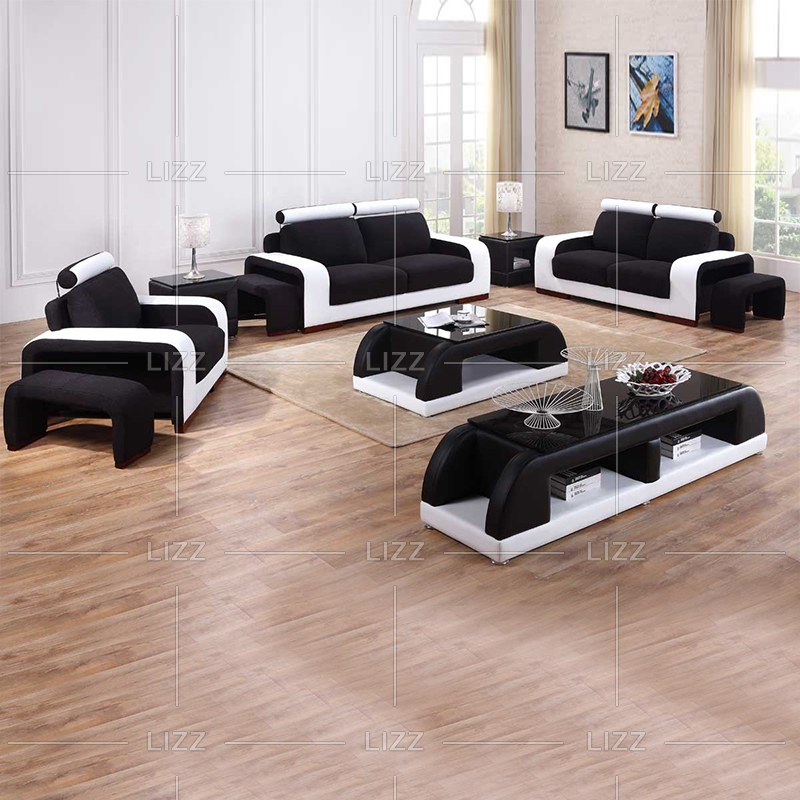 Ensemble de meubles de loisirs canapé en cuir de haute qualité