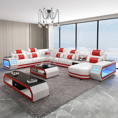 Sofa sectionnel élégant en tissu de velours avec méridienne