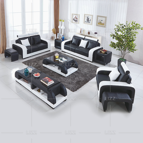 Ensemble de meubles de loisirs canapé en cuir de haute qualité