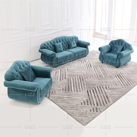 Canapé de salon unique confortable Chesterfield
