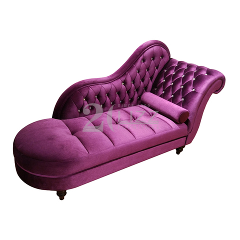 Canapé de salon américain avec chaise Chesterfield