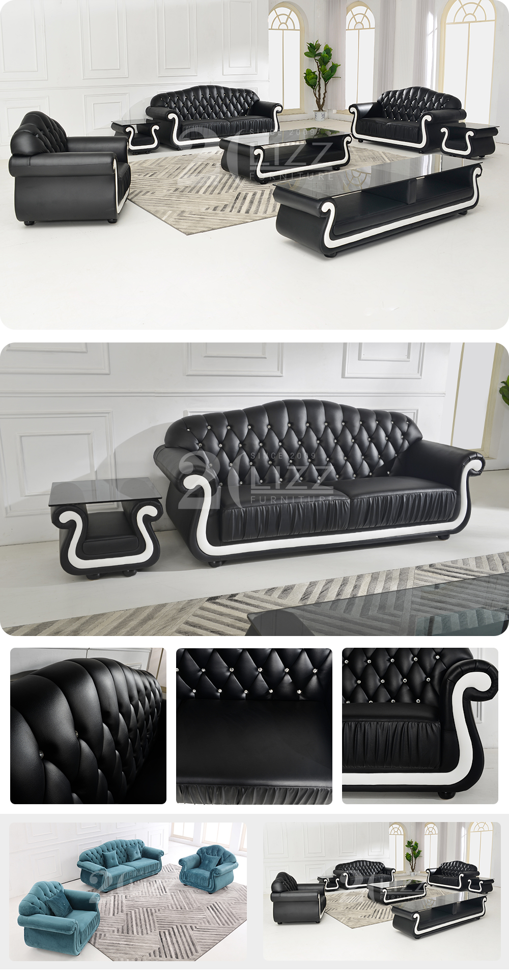 Canapé en cuir